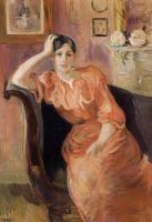 Morisot, Berthe - Portrait of Jeanne Pontillon